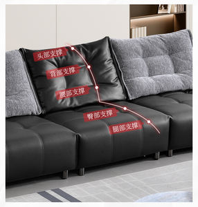 Sofá modular de estilo europeo minimalista y de alta gama para sala de estar. - Product Image 6