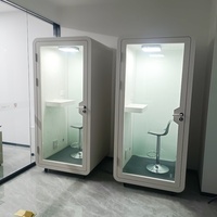 Cabines de bureau modulaires insonorisées en feutre PET, écologiques, portables, durables, design moderne, prix raisonnable, meilleurs services