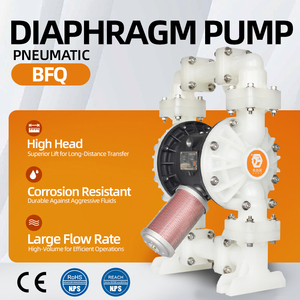 Bombas Neumáticas de Diafragma Accionadas por Aire GODO BFQ-25S, Bomba Neumática de PP para Tratamiento de Aguas Residuales Ácido-Base - Product Image 2