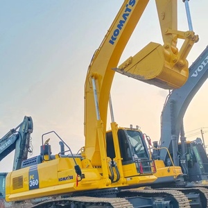 Excavadora de cadenas Komatsu de 36 toneladas de alta calidad, maquinaria grande usada a bajo precio, excavadoras usadas de segunda mano - Product Image 2