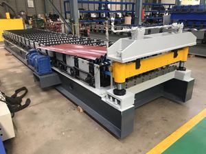 Nhà Máy bán hàng trực tiếp nhà sản xuất 836 sóng mạ kẽm kim loại Bảng điều chỉnh mái tấm cuộn tạo thành máy - Product Image 4