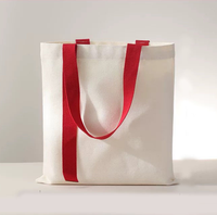 Sac fourre-tout en toile personnalisé avec logo, design bicolore, sac de courses réutilisable en coton pour cadeau promotionnel – Vente chaude