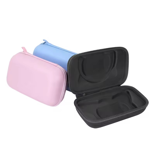 Wholesale Luxury Portable Digital Leather Charging Case Large Capacity Universal Wireless Headphones Zipper Earphone Storage Bag