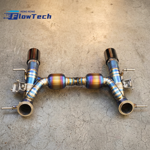 ระบบท่อไอเสียประสิทธิภาพสูงสำหรับมาเซราติ MC20 3.0T ไทเทเนียมแบบ Catback พร้อมท่อเก็บเสียงและวาล์ว - Product Image 5