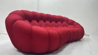 Wohnzimmer komprimiertes 3-Sitzer-Blasensofa für Mall oder Hotel Dropshipping-Sofa Couch