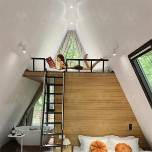 Marco de acero ligero pequeño triángulo casa modular como hotel BNB apatment - Product Image 3