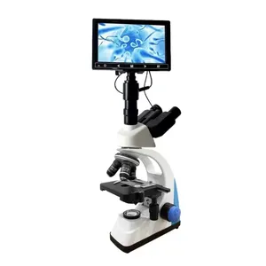 XSP-5060V Digital Microscope Factory Supply 5/7/9inch Display Screen Trinocular Biological Optical Laboratory Microscope OEM ODM