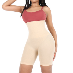 Wholesale Seamless Body Shaper <strong>Slip</strong> <strong>Shorts</strong> High Waist Trainer Butt Lifter Tummy Tucker Thigh Trimmer Slimming Shapewear Panties - Product Image 2