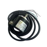 Encoder Rotary AB 2-Phase 600ppr 38mm Shaft 6mm Tegangan 24V 3806-100BM-G5-24C Incremental Diameter 38mm untuk Encoder