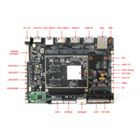 Carte T982 Android 11 4+32G Écran 4K Kiosques interactifs intégrés Prise en charge d'une seule interface LVDS 8 et double 8 & V par ONE
