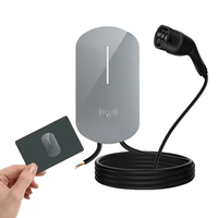 Nouvelle borne de recharge pour véhicules électriques 16A 11kW triphasée norme européenne LED commerciale résidentielle type 2 station de recharge pour voitures électriques IEC621962