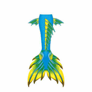 Summer Cute Girls Swimming Monofin Leopard Print Mermaid Tail Cauda with CE Certificate Front Logo Swimwear - Product Image 5