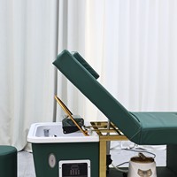 Lit de lavage thaïlandais moderne 2-en-1 avec spa pour les pieds, multifonctionnel pour salon et salle de bain par Luxmars