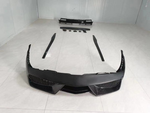 Kit de Carrocería de Fibra de Carbono ZNDR para Gallardo LP550/LP560, Estilo DMC, Parachoques Delantero y Trasero, Alerón, Nuevo, Actualización 2009-2014 - Product Image 2