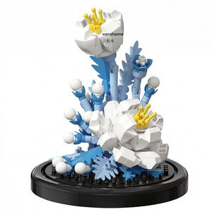 Kit <span class=keywords><strong>de</strong></span> blocs <span class=keywords><strong>de</strong></span> construction DIY 285 pièces avec couvercle anti-poussière, modèle décoratif, jouet créatif, cadeau pour la décoration <span class=keywords><strong>de</strong></span> la maison ou du bureau - Product Image 2