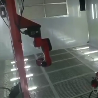 Robot de peinture électrostatique à 6 axes BORUNTE BRTIRWD1506A, moteur 4 kW, 220 V, pour l'automatisation de la peinture en poudre orbitale