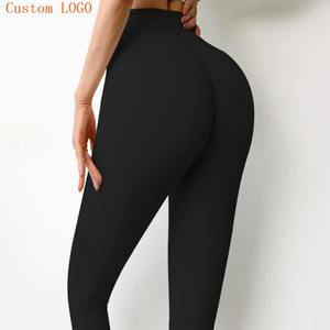 Özel Tasarım Straplez Bandeau Sütyen Spor Fitness Setleri Yüksek Bel Büzgülü Sonbahar Uzun Tayt Antrenman Kıyafeti <span class=keywords><strong>2</strong></span> Yüksek Bel Yoga Taytı - Product Image 1