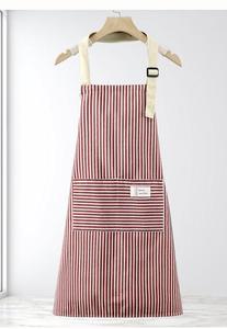 Grembiule <span class=keywords><strong>a</strong></span> strisce di poliestere 100% cucina per uso domestico bavaglino da cucina <span class=keywords><strong>Chef</strong></span> per ristoranti e Bar cibo e cucina da giardino - Product Image 5