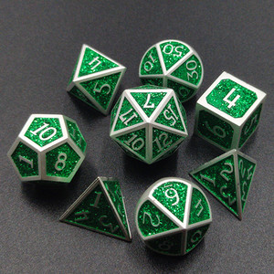 <span class=keywords><strong>Dados</strong></span> poliédricos de Metal, 7 unidades, gran oferta - Product Image 4