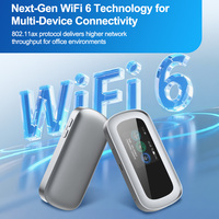 Router Móvil de Bolsillo 5G con Batería de Uso Global Openwrt, Router Inalámbrico de Doble Banda 5G LTE con Tarjeta SIM, Router de Viaje 5G