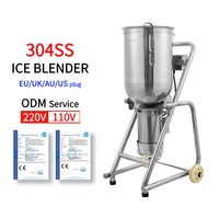 Robot culinaire vertical de grande capacité commerciale 2500W pour couper les aliments, mélanger, préparer des légumes, des fruits, du houmous, de la pâte d'arachides, du glace