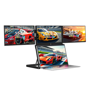 Factory Direct H15 15.6 Inch Quad Portable Monitor Metal Material 3.4kg Easy Carry for Laptop USB-A or USB-C - Product Image 1