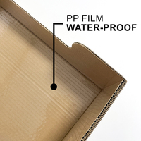 Bac à litière pour chat en papier recyclé à 100 %, imperméable, avec logo personnalisé, portable, pliable, épaissi, jetable, 20 L, design ouvert