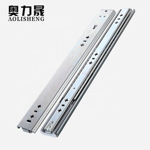 53mm de ancho de la industria de amortiguación <span class=keywords><strong>mudo</strong></span> de Cojinete de bolas cajón de rieles de deslizamiento del cajón del gabinete del carril de deslizamiento - Product Image 1