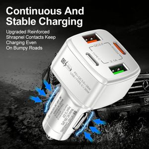 Universal Car Charger for Phone Fast Charging in Car 2 Port 38w PD Qc3.0 3.1A 2USB Type-c Phone Charger Adapter - Product Image 3