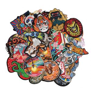 Custom Brand Logo Eco-Friendly Embroidered <b>Printed</b> <b>Iron</b>-<b>On</b> Patches for Clothing Hats & Bags-Fabric Twill with Rubber Backing - Product Image 1