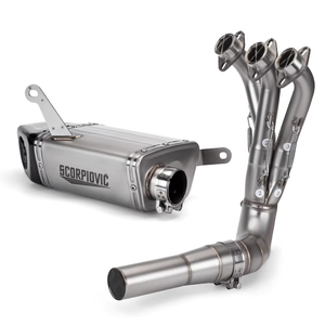 Nouveaux systèmes d'échappement complets pour <span class=keywords><strong>moto</strong></span>, tuyau en fibre de carbone, silencieux à enfiler pour <span class=keywords><strong>Yamaha</strong></span> MT09 FZ09 Tracer 9 GT XSR900 2021-<span class=keywords><strong>2023</strong></span> - Product Image 4