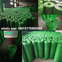 Grillage soudé en plastique vert de 1/2 pouce