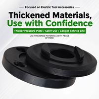 ANDUUK Lot de 2 écrous de bride intérieure et extérieure M14 pour meuleuse d'angle, outils de remplacement durables pour ponceuse
