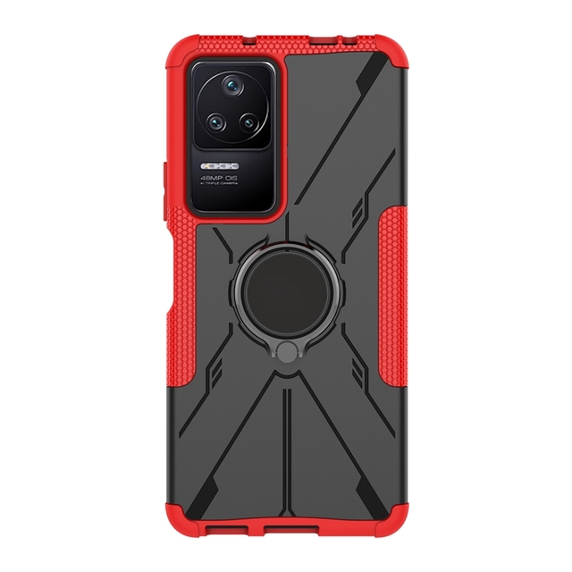 Car Mount Armor Dual Layer case for Redmi K40S, for Redmi Note 11T Pro Combo Phone case