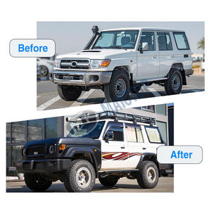 Maictop Accessoires Automobile Kit de Mise à Niveau Complet Phares et Pare-chocs Avant Kit Carrosserie Lifting pour <span class=keywords><strong>Toyota</strong></span> <span class=keywords><strong>Land</strong></span> <span class=keywords><strong>Cruiser</strong></span> Série 70 LC76 LC79 2024 - Product Image 2