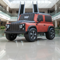 Modèle de voiture gonflable géant pour la publicité, modèle de voiture de course gonflable, modèle de camion gonflable pour la décoration