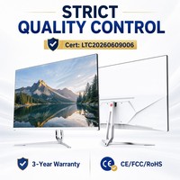 Moniteur de jeu LED 24 pouces IPS sans cadre 16:9 1K HDR 75Hz 5ms Temps de réponse Écran de bureau professionnel