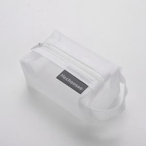 Vintage Three-dimensional <b>Square</b> Nylon Mesh Large Capacity <b>Key</b> Lipstick Earphone Organizer Bag Multifunctional Storage Bag - Product Image 4
