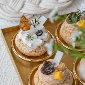 Modelo de Pastel Simulado para Instagram, Decoración para Mesa de Postres con Frutas y Crema, Accesorio para Fotografía de Alimentos, Semi-manual - Product Image 4