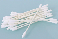 Entièrement automatique en plastique tige/bambou/bois/papier coton-tige faisant la machine ligne de production avec emballage