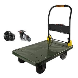 Chariots à main silencieux pour entrepôt, chariots de manutention, chariots de transport de marchandises, chariots de transport logistique, chariots à plateforme électriques - Product Image 2