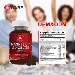 Vendita diretta in fabbrica per adulti Gummies di glicinato di magnesio integratori a base di erbe per sostenere ossa e denti salute all'ingrosso - Product Image 4