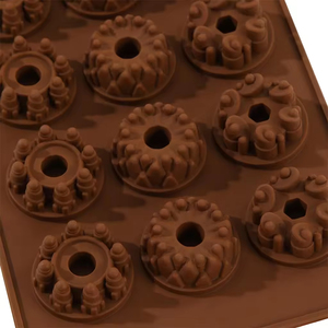 15-Hole <b>Silicone</b> 3D Number Shape Mold Sustainable <b>Tools</b> for Baking Cup Chocolate Products Cake Decorative - Product Image 6