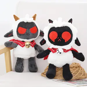 Hot Cult of the Lamb plushies ของเล่นนุ่มน่ารักแกะแกะแกะแกะเกมของเล่นการ์ตูนสัตว์สยองขวัญตุ๊กตา plushie สำหรับเด็กเด็กผู้ชายเด็กผู้หญิงของขวัญ