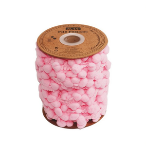 Passamaneria Ilan Pom Pom Larga 2 Cm, 20 Iarde per Decorazioni Orlo Gonna - Product Image 1