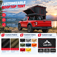 Tente de toit rigide pour camion 4x4 tout-terrain à dégagement rapide toutes saisons pour Toyota Hilux Land Cruiser