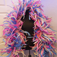 Boas en plumes de coq colorées Samba de 350 g, 2 m, 3 m, 3,5 m pour le carnaval, les festivals, les fêtes, les spectacles de danse et la décoration