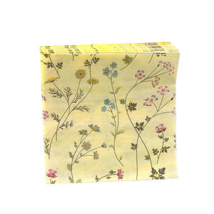 SENWEN Azul Flor Guardanapos Mesa Decorações Polpa De Madeira Virgem Eco-friendly Estilo Chinês Descartável Jantar Serviettes - Product Image 2