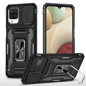 Étui de téléphone portable à double couche en métal hybride fabriqué en Chine pour Samsung <span class=keywords><strong>Galaxy</strong></span> A11 <span class=keywords><strong>A12</strong></span> 4g 5g <span class=keywords><strong>M12</strong></span> F12 Couverture arrière de montage de voiture - Product Image 3