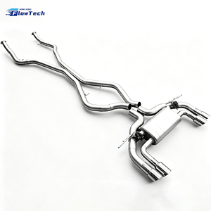 ระบบท่อไอเสียแบบ Catback พร้อมวาล์ว สำหรับ BMW X5 G05 M50i N63 4.4T V8 ผลิตจากสแตนเลส 304 พร้อมระบบควบคุมวาล์วแบบรีโมท - Product Image 2